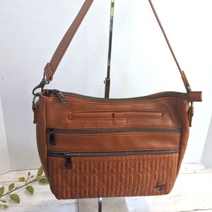 Like New Slider Classic VL Crossbody Bag Brown Copper